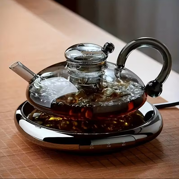 Théière magnétique premium avec base chauffante